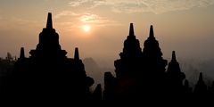 [ Sunrise over Borobudur ]