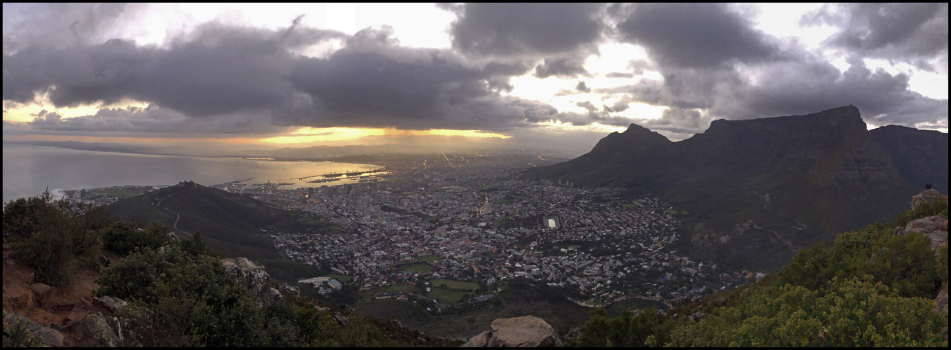 Sunrise over Cape Town