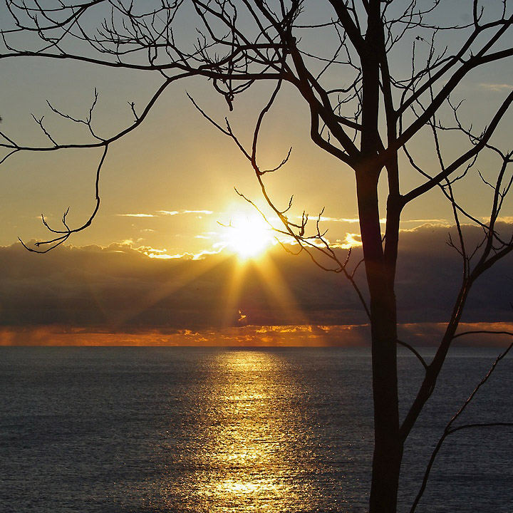 Sunrise over Cote d`Azur