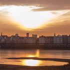 Sunrise over Düsseldorf