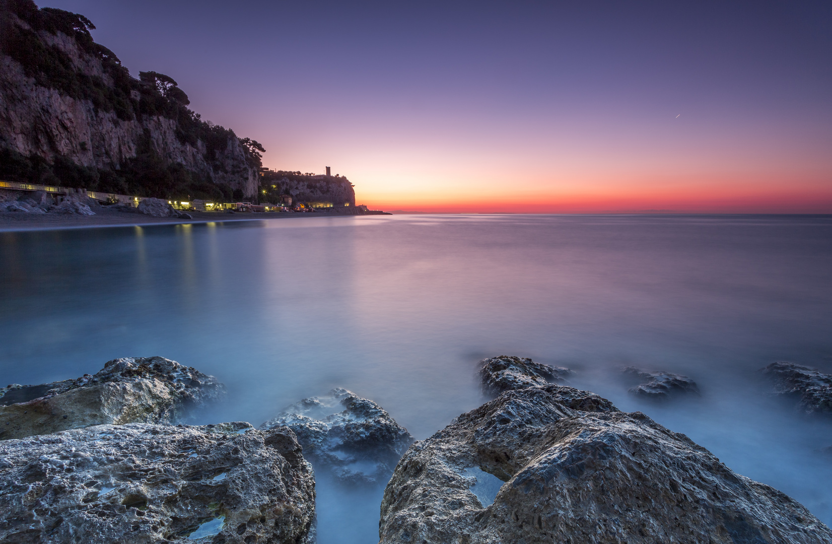 Sunrise over Finale Ligure