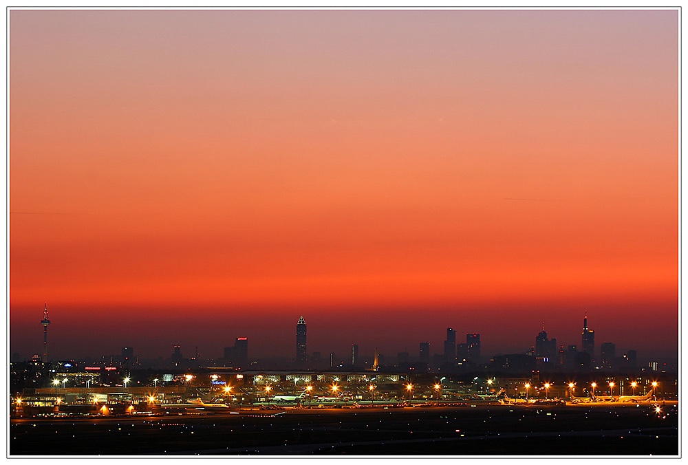 Sunrise over Frankfurt III