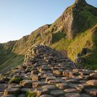 Sunrise over Giant's Causeway.