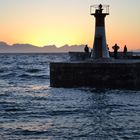 Sunrise over Kalk Bay lighthouse