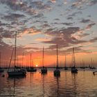 Sunrise over Lake Michigan