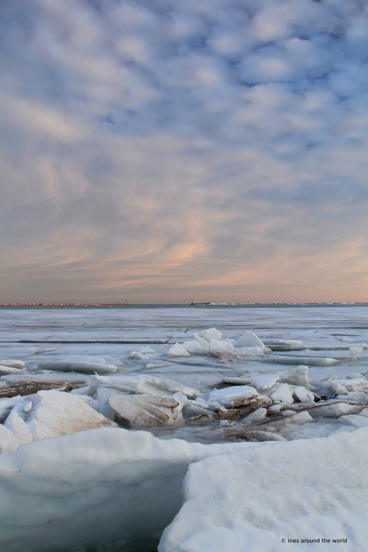 Sunrise over Lake Michigan