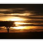 Sunrise over Makgadikgadi pans...