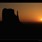 Sunrise over Monument Valley