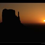 Sunrise over Monument Valley