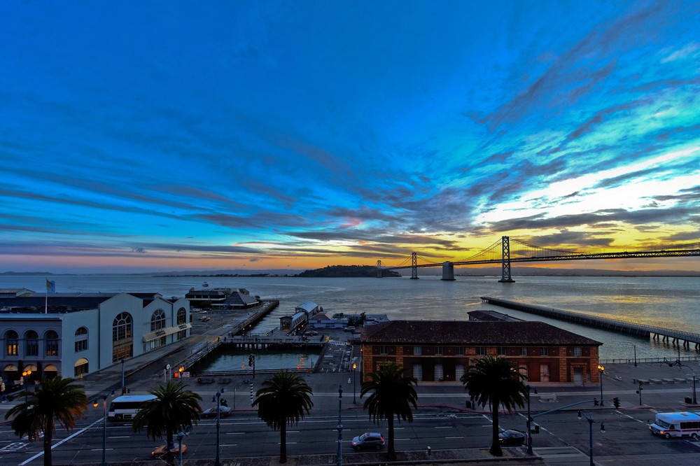 Sunrise over Oakland