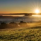 "Sunrise over Pienza"