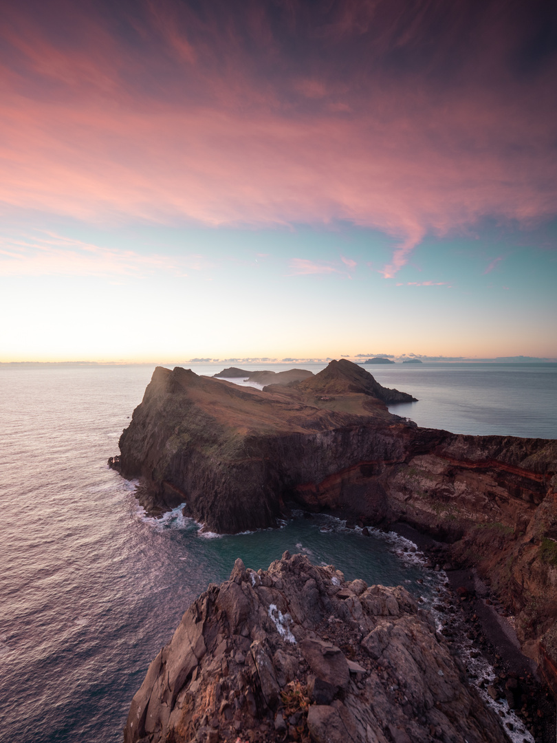 Sunrise over Ponta de São Lourenço