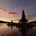 Sunrise over Pura Ulun Danu Bratan