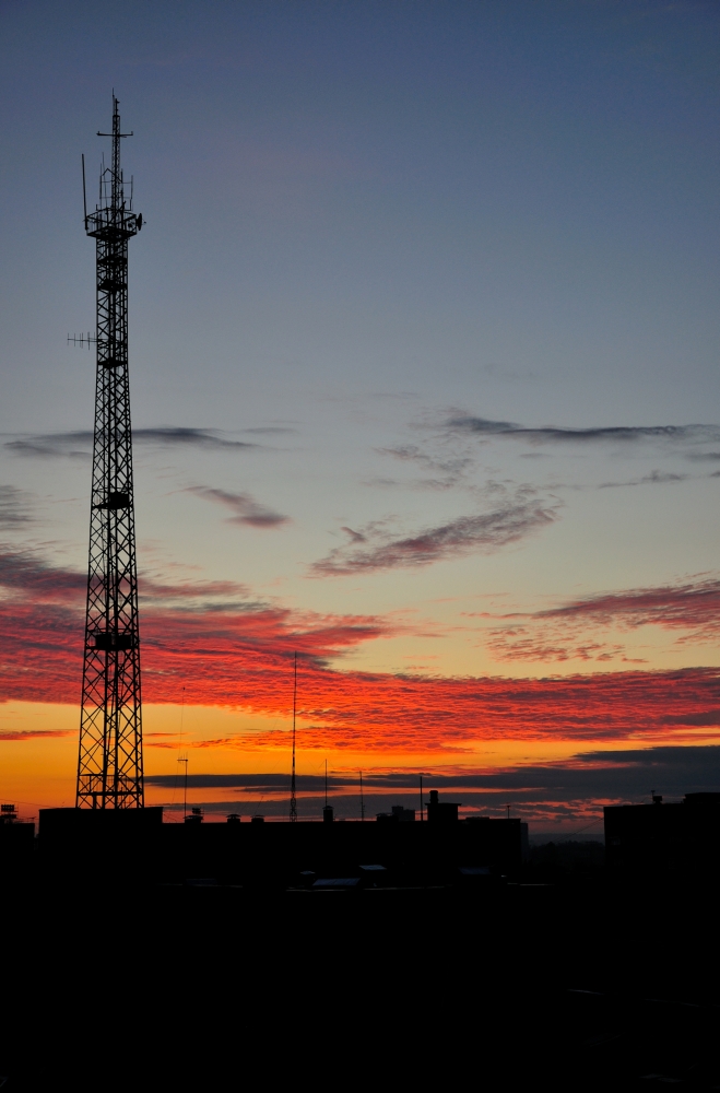 Sunrise over Russia