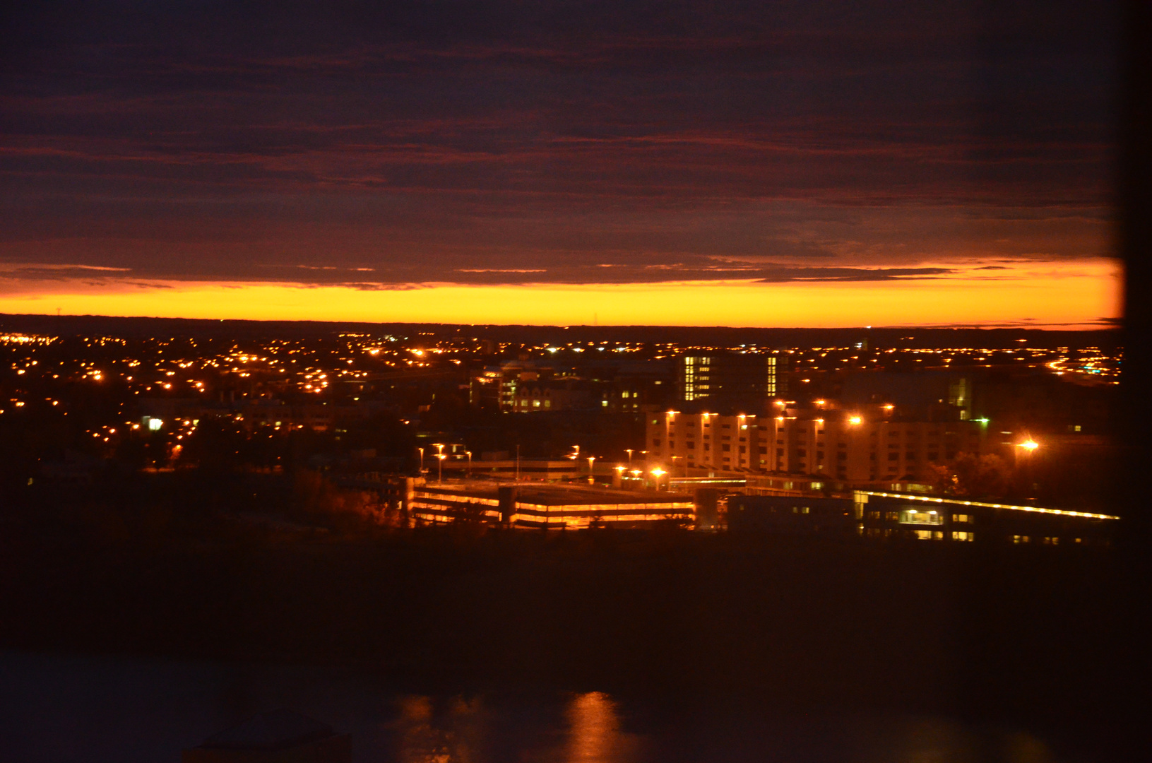 Sunrise over Saskatoon