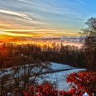 Sunrise over the alps