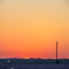 Sunrise over the fields of Northern Lithuania 