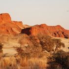 Sunrise over the Petrified dunes