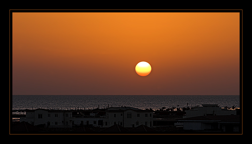 Sunrise over the Red Sea