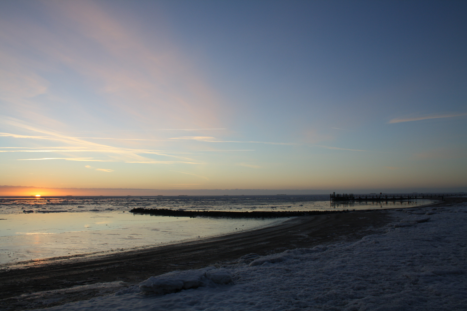 Sunrise over the sea