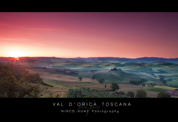 Sunrise over Toscana