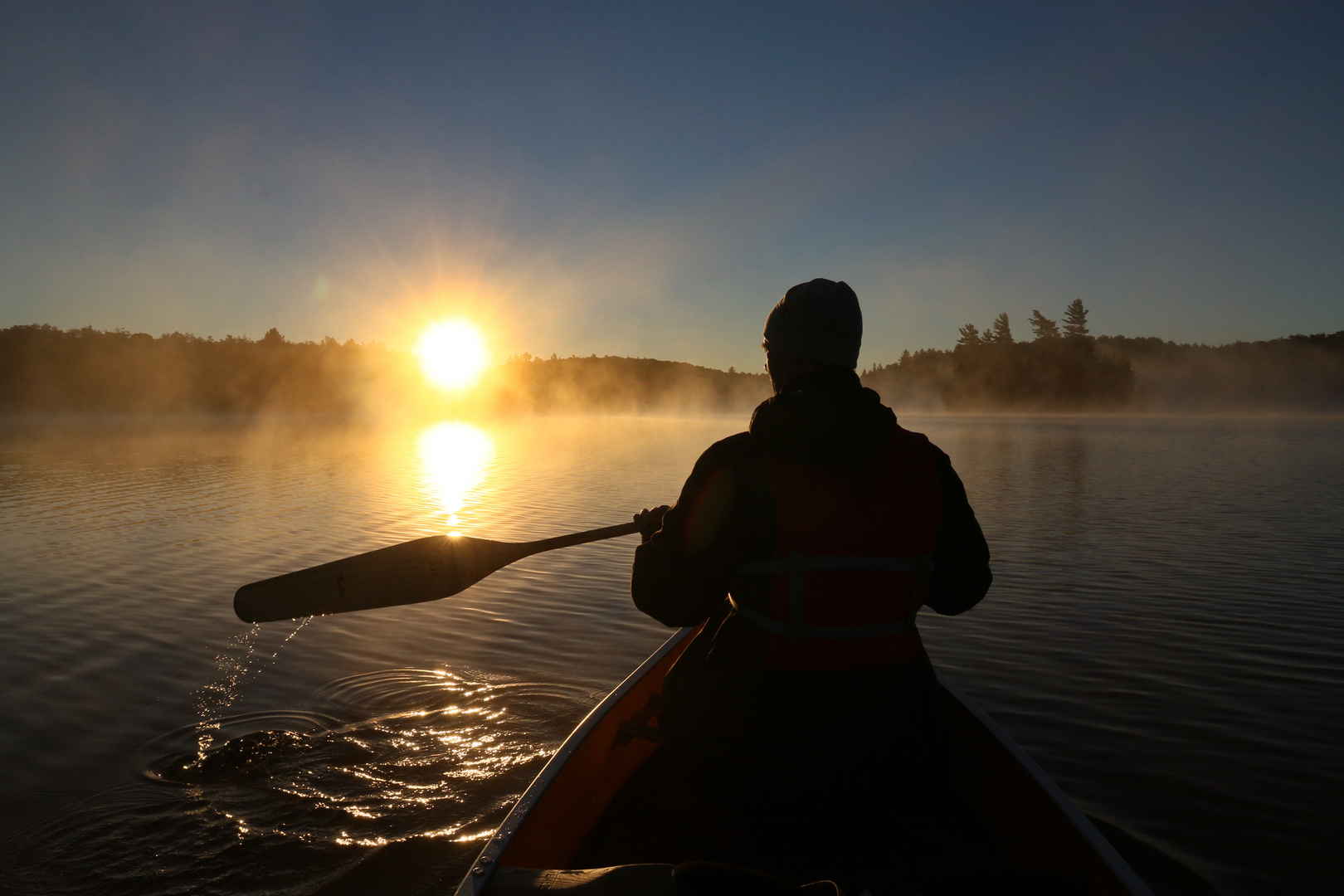 Sunrise Paddle in Algonquin