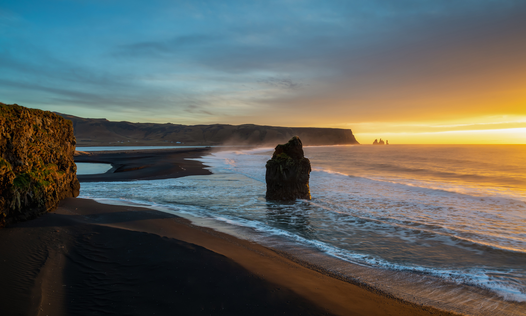 Sunrise somewhere in Iceland 