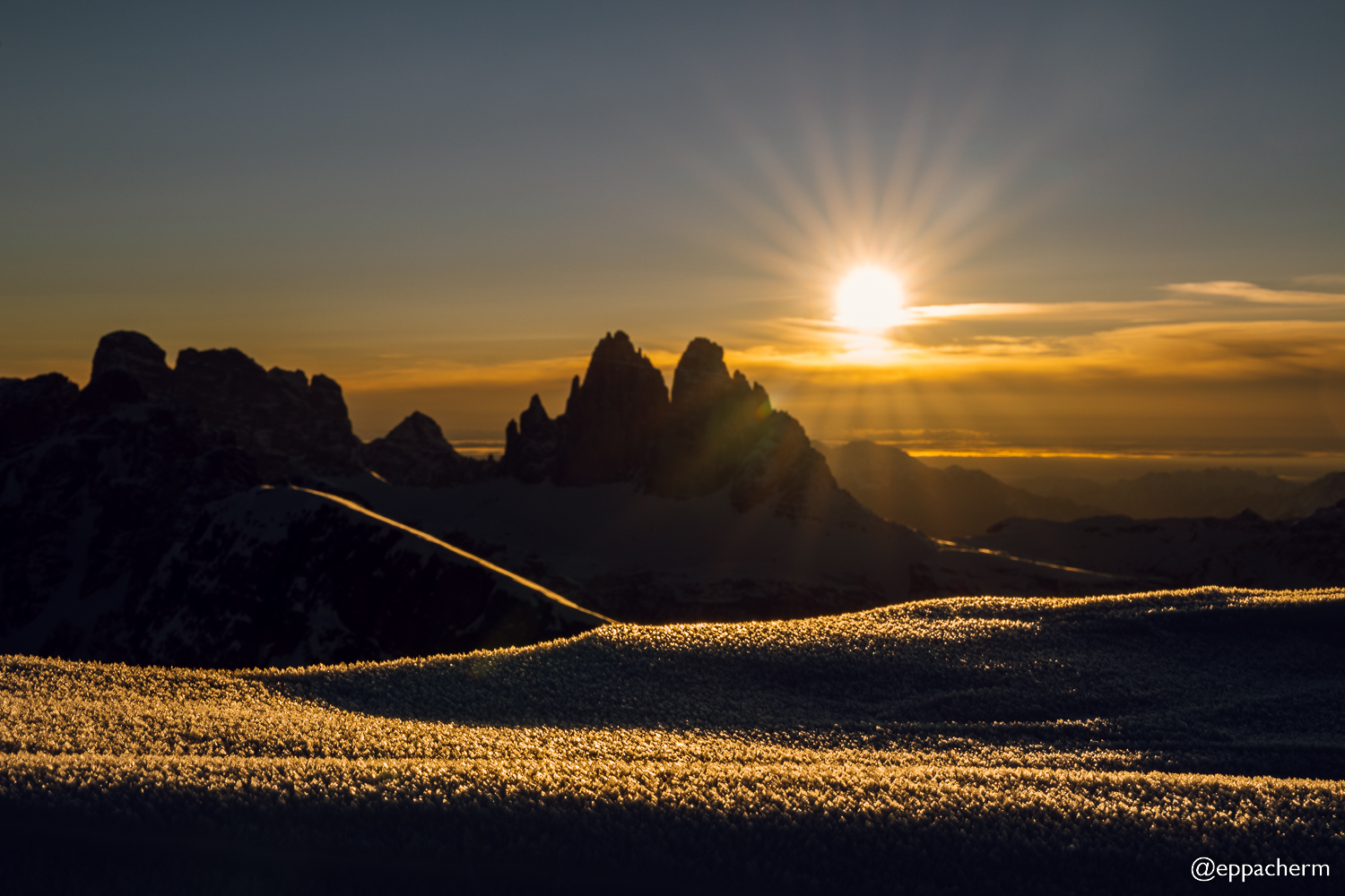 Sunrise - Sonnenaufgang, Dolomiten