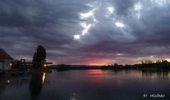 Sunrise über dem Rhein