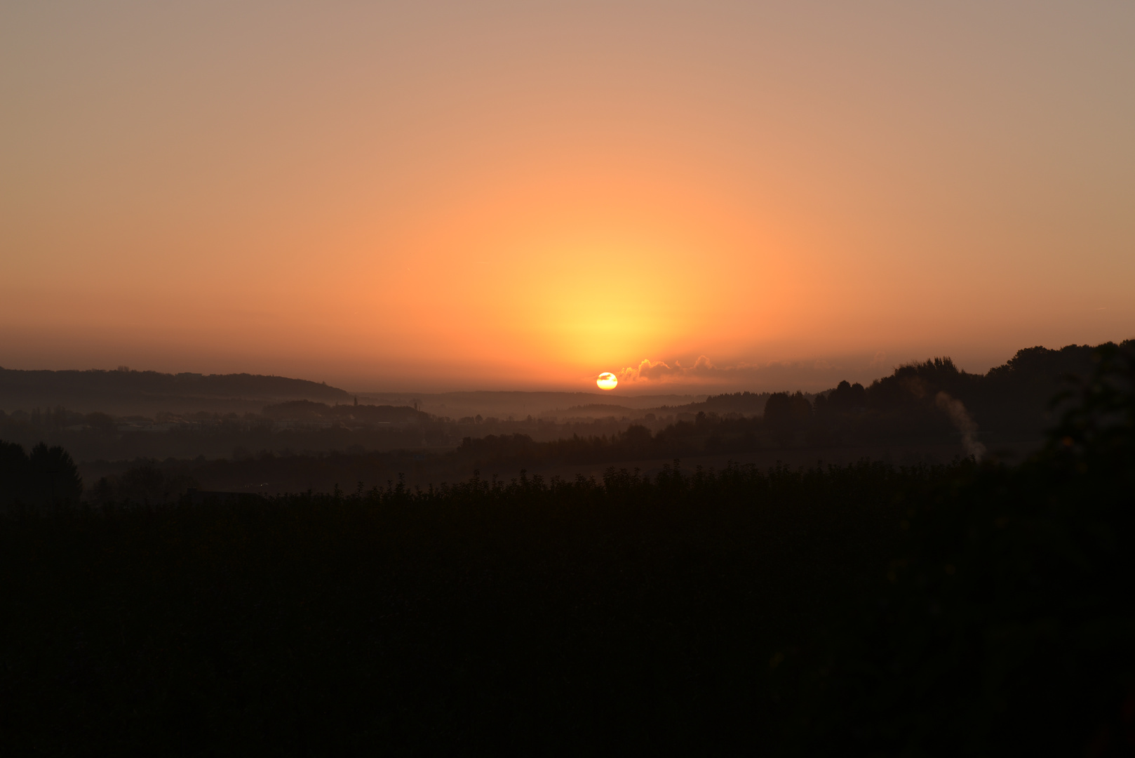 Sunrise über dem Westerwald