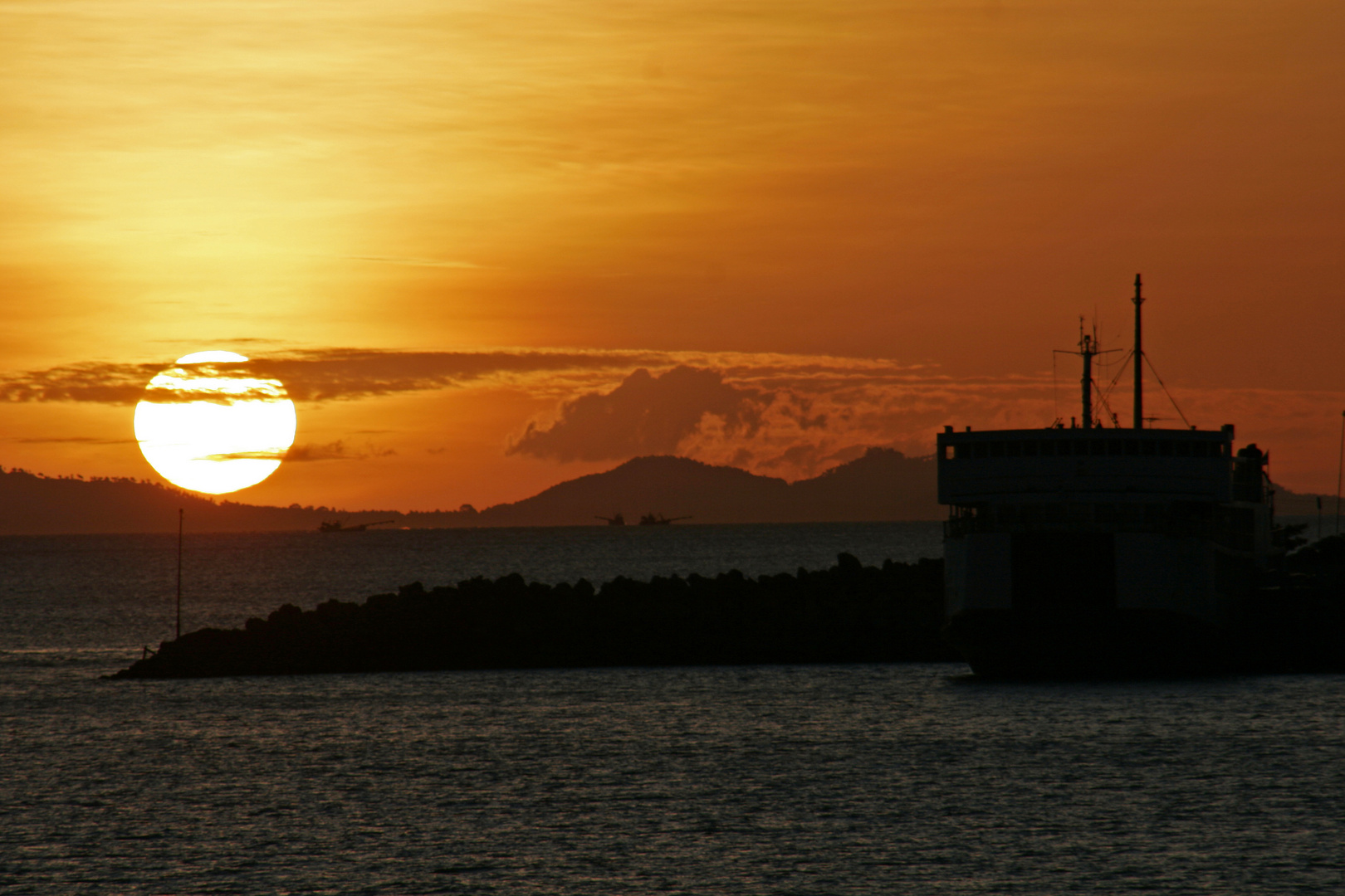 Sunrise über Penang