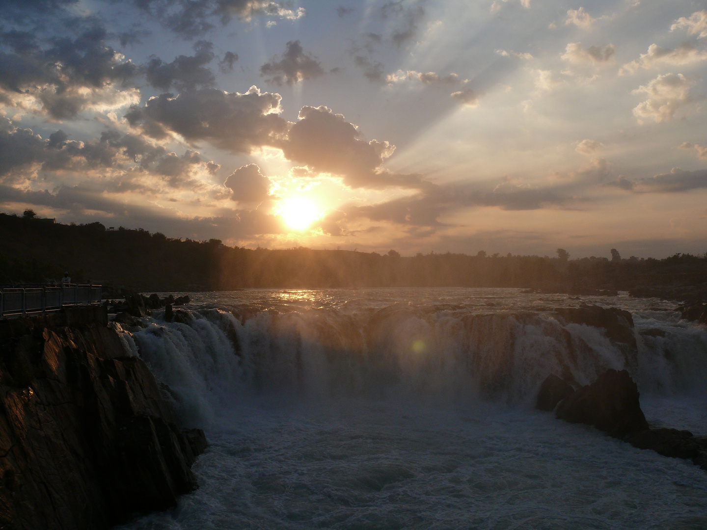 Sunrise Waterfalls of Jabalpur, India