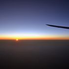 Sunset - 30.000 ft above the earth