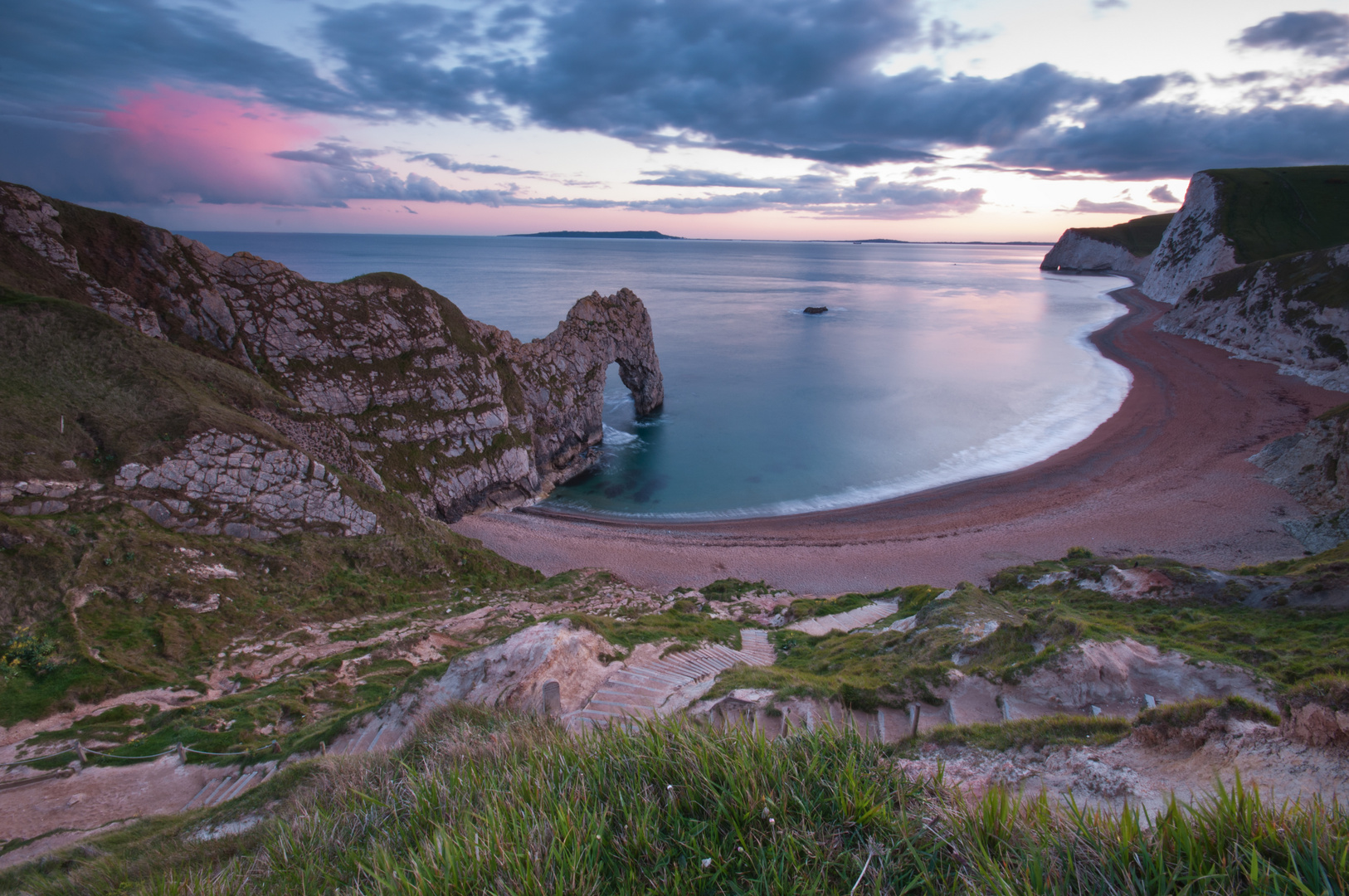 sunset a durdle door