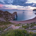 sunset a durdle door