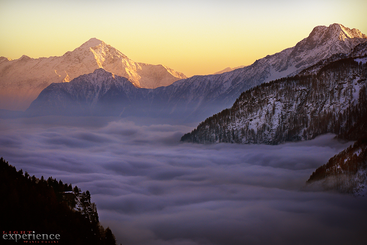 Sunset above the Clouds