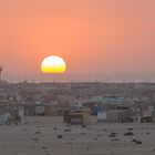 Sunset above the townships