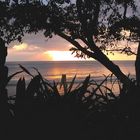 Sunset across Lombok Strait