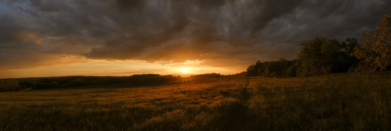 Sunset, after rain