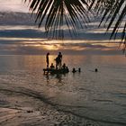 sunset aitutaki