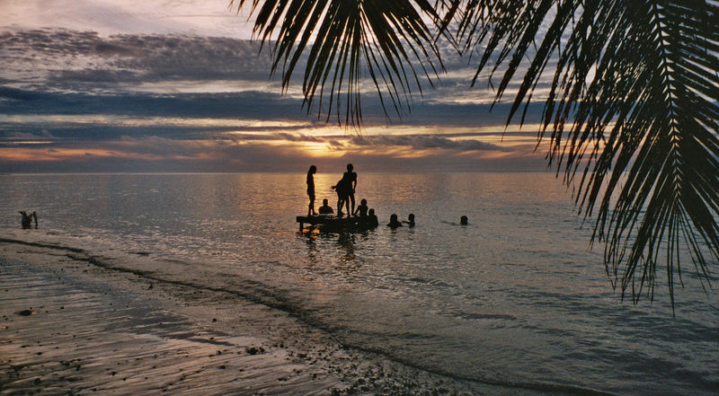 sunset aitutaki