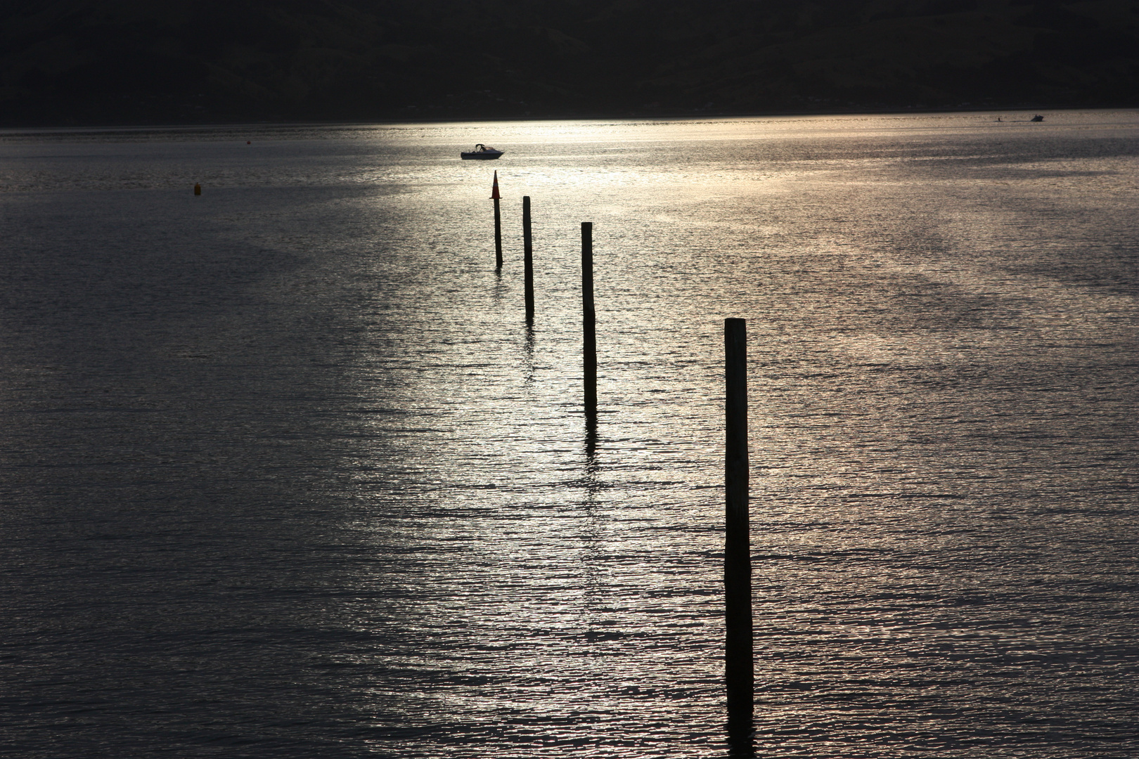 Sunset Akaroa / New Zealand