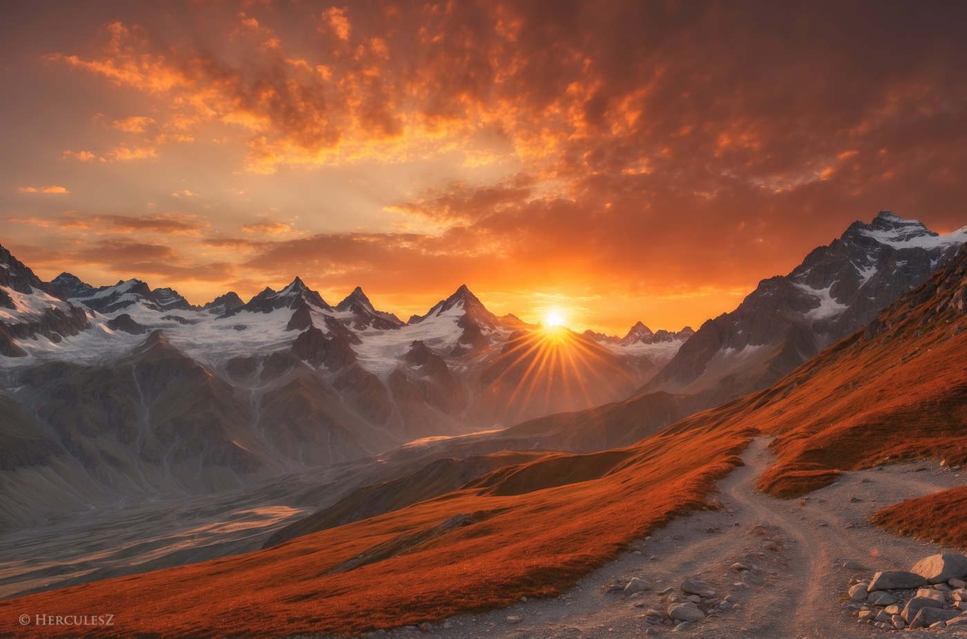 Sunset Aletsch