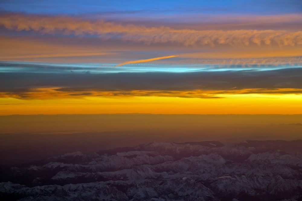 Sunset Alpen- Inntal 