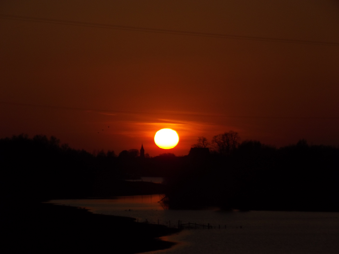 Sunset am Altrhein bei Kleve-Griethausen teil 2