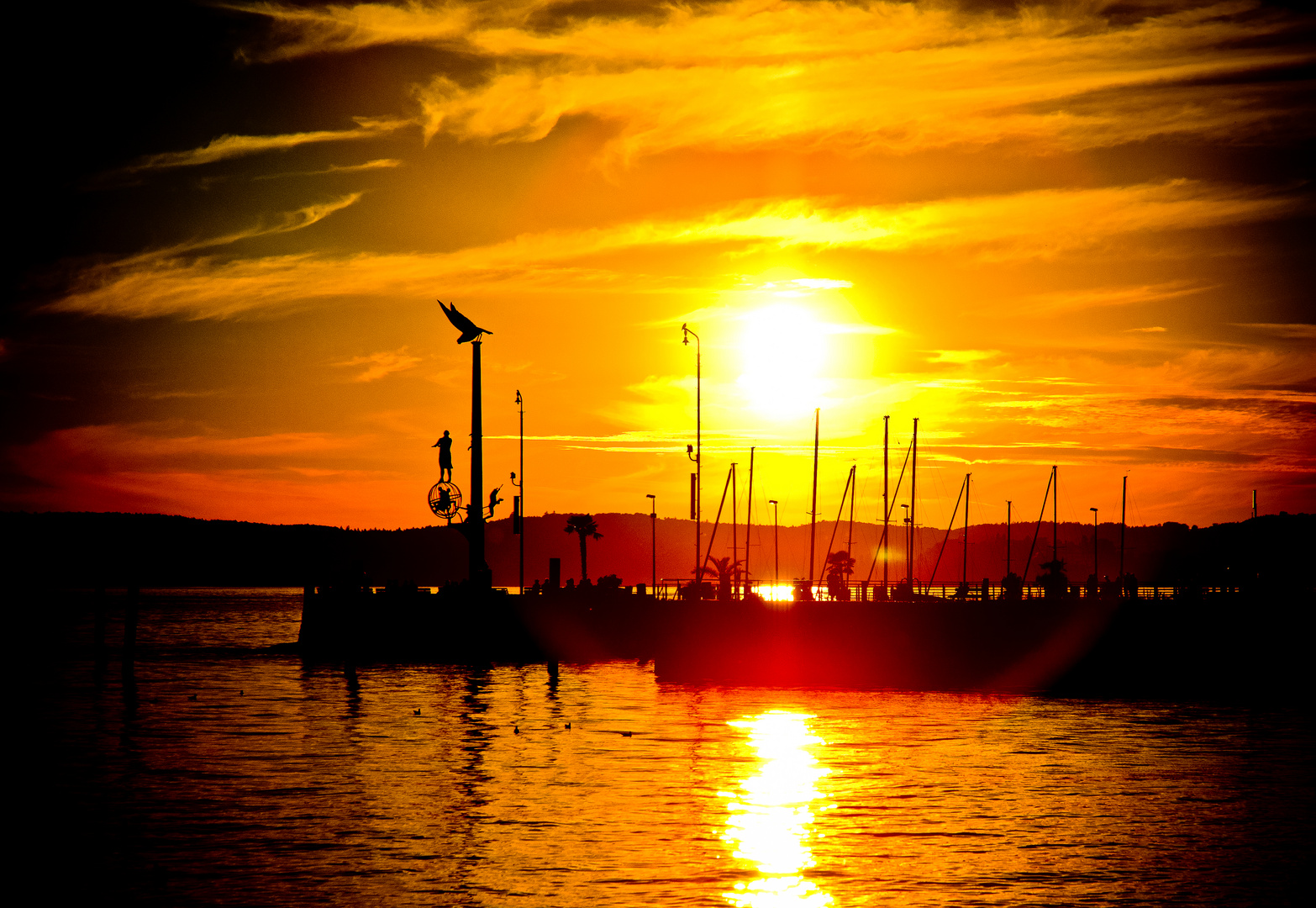 Sunset am Bodensee