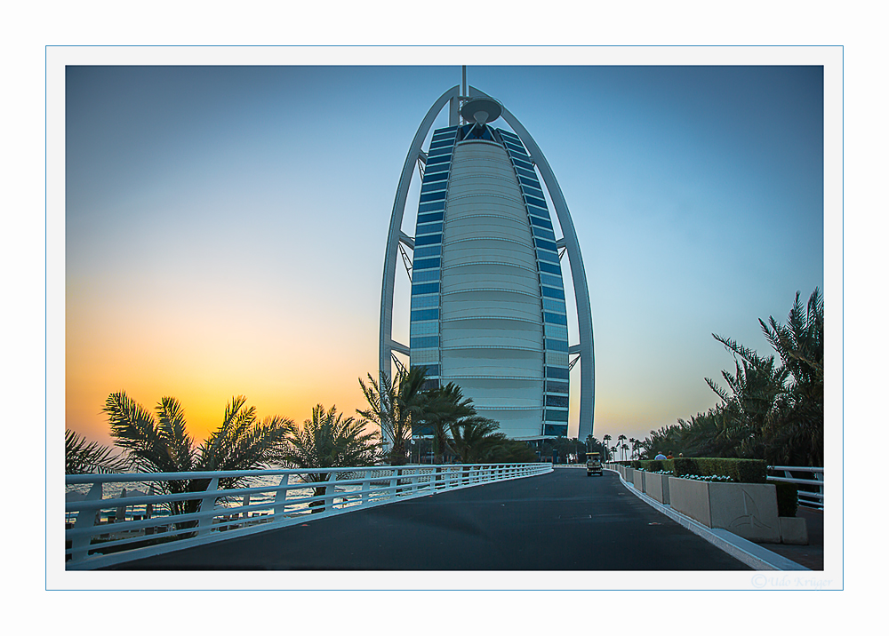 Sunset am "Burj Al Arab"