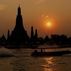 Sunset am Chao-Phraya-River
