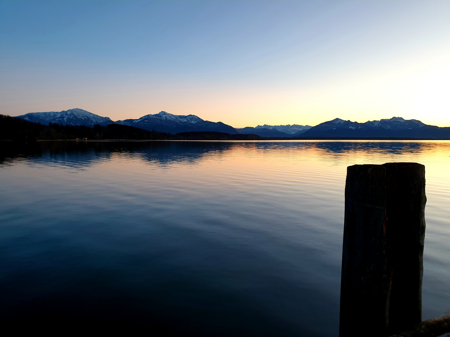 Sunset am Chiemsee