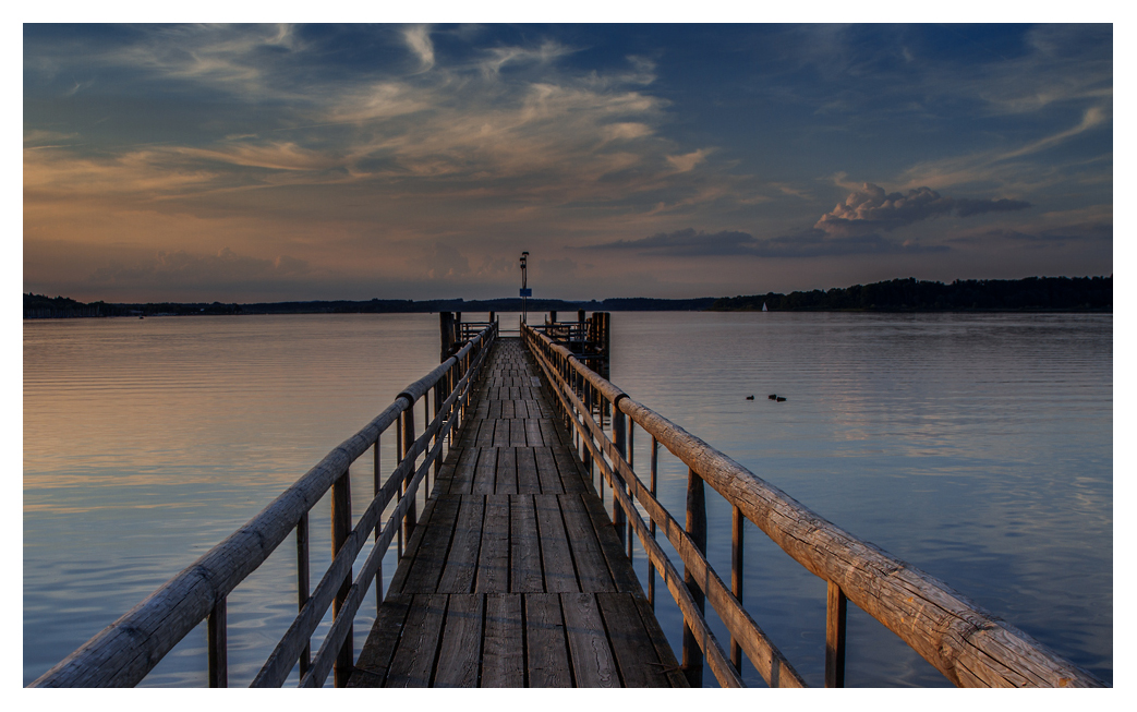 Sunset am Chiemsee